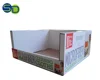 Supermarket promotional Cardboard dishcloth counter display kitchen carpet or wall paper table display