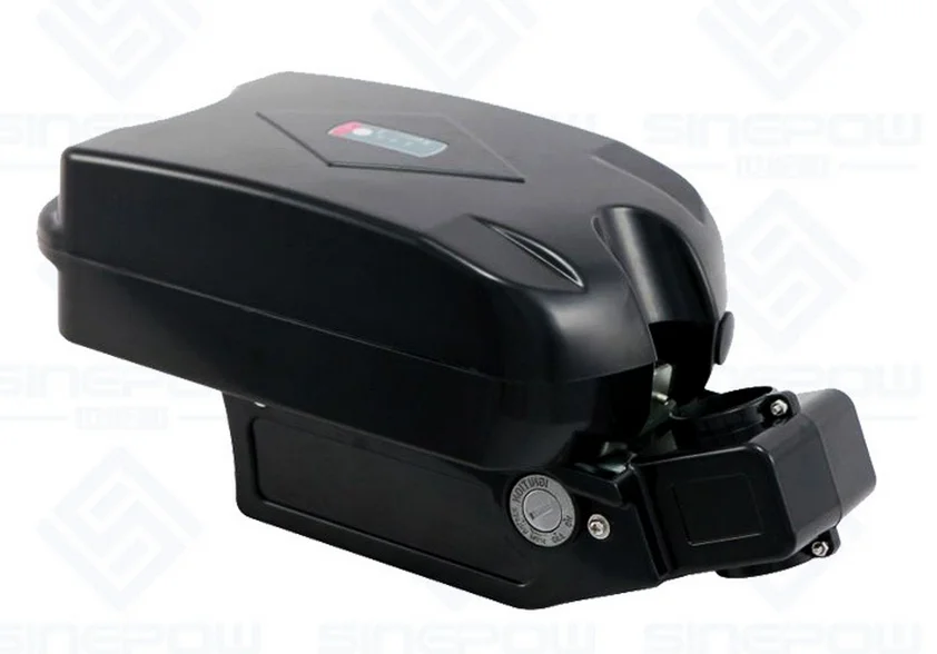 BOÎTIER DE BATTERIE en aluminium noir pour vélos électriques pliants