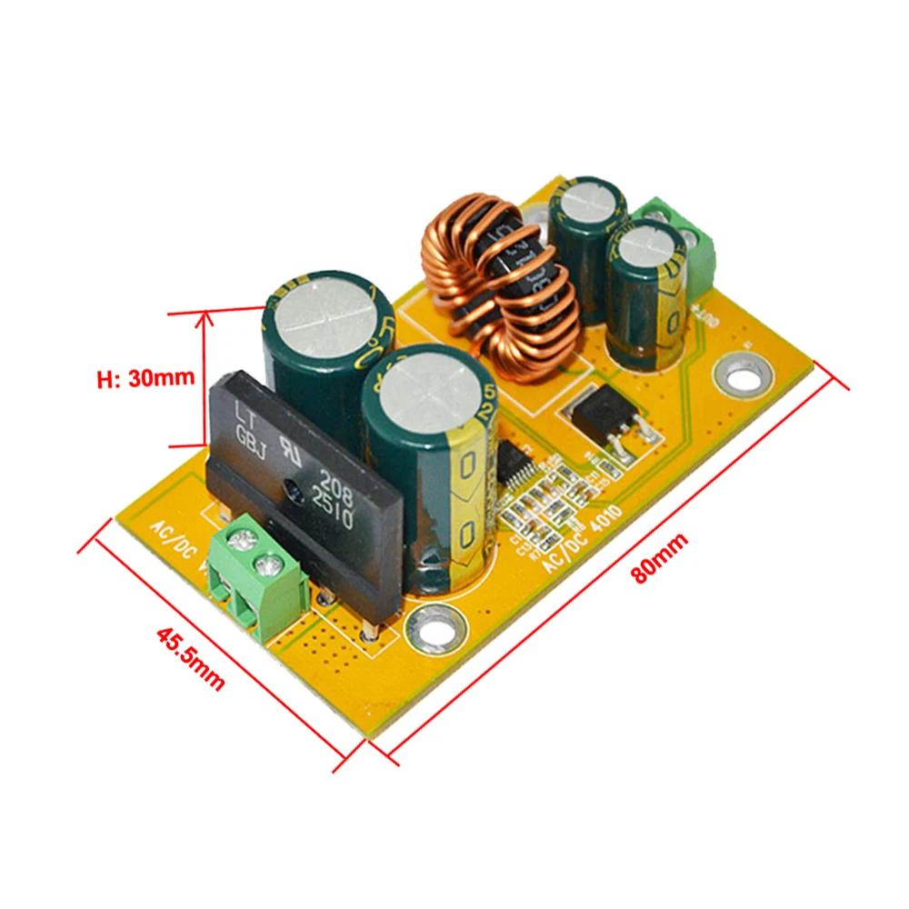 Ac To Dc Converter 24v Ac To 12v Dc 5a 60w Step Down Power Supply