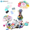 The Most Popular Metallic Color 100% BPA Free Food Grade Silicone Beads For Baby Teething Jewelry