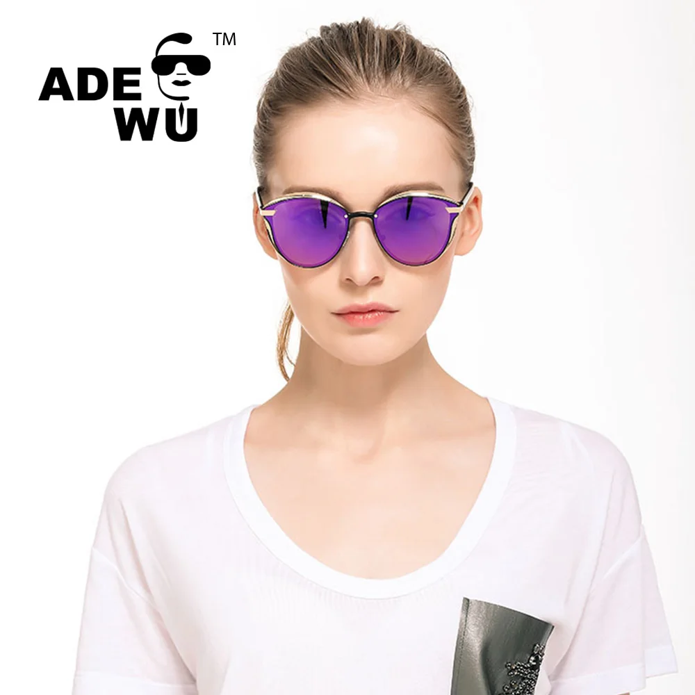 

ADE WU WDP0824 hollywood luxury color lenses vintage polarized sunglasses novelty products for women, Custom colors