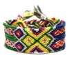 Woven friendship bracelets national Hand woven cotton string Wide classic style