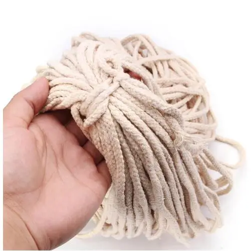 

5mmx100m Braided Cotton Rope Cord DIY Craft Macrame Woven String Home Textile Accessories Craft Gift
