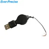 Custom retractable usb cable mouse retractable cable