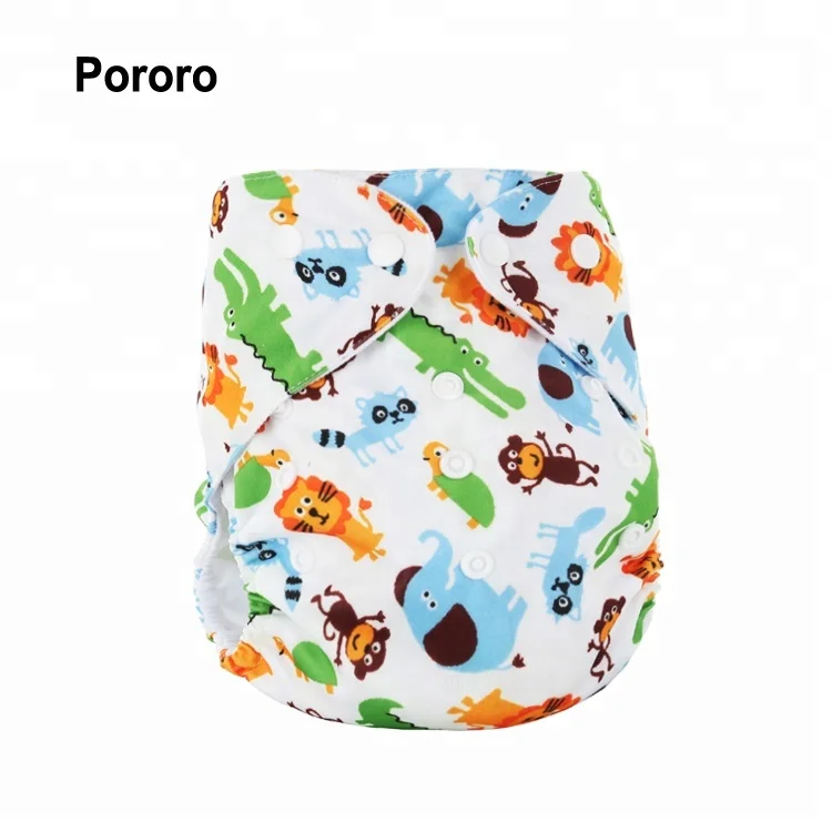 

Cute print reusable nappies baby diapers cheap bulk