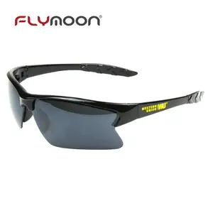 FLYMOON Cheap Plastic Promotional Sun Glasses Mirror Lens Custom Logo  designer sunglasses,Cycling Sunglasses,sports sunglasses