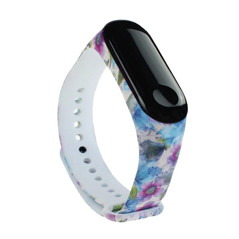 

Oem Fashionable Replacement Silicone Wrist Strap Wristband Watch Strap For Xiaomi Mi Band 3, Multi-color optional or customized
