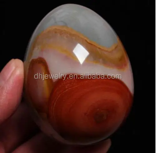Pretty color agate crystal egg natural agate crystal egg for wholesale surprise egg toy