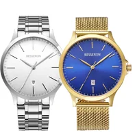 

Amazon Bestseller Brand OEM 316L Stainless Steel Slim Men Hand Watch Japan Date QWatch Japan Date Quartz Watch Rollex Watch Men