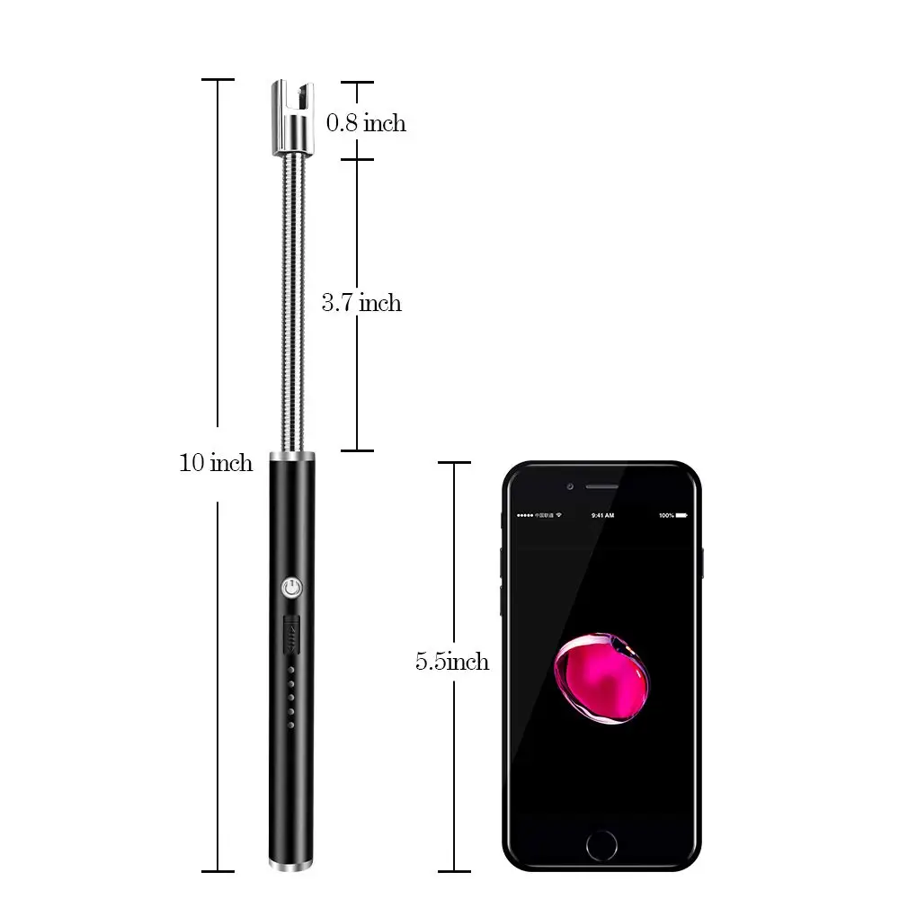 Upgraded USB Charging Arc Candle Lighter with 360 Flexible Neck, Suitable Ignite Light Gas Stoves Camping Cooking BBQ Firework