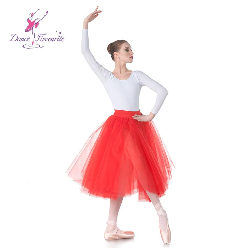 

Child & Adult Ballet Dance Romantic Style Rehearsal Ballet Dance Tutu Skirt with 5 Layers of Soft Tulle BLL002-3