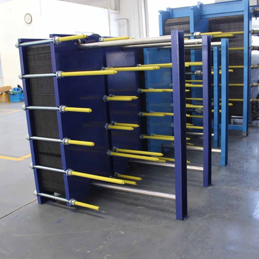 
Hastelloy AISI316 Frame Plate Heat Exchanger for Food and Beverage cooling Pasteurization 
