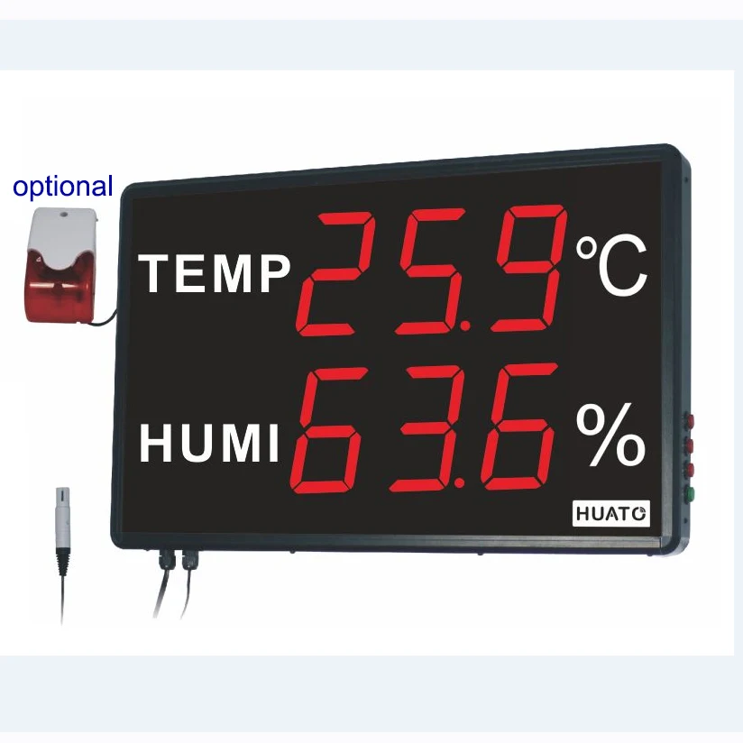 Wall Mounted Large Led Temperature Humidity Display Board Buy Led