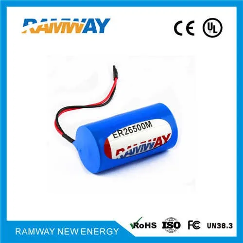 High Quality 3.6V 6500mAh lisocl2 battery lithium ER26500M - Famidy.com