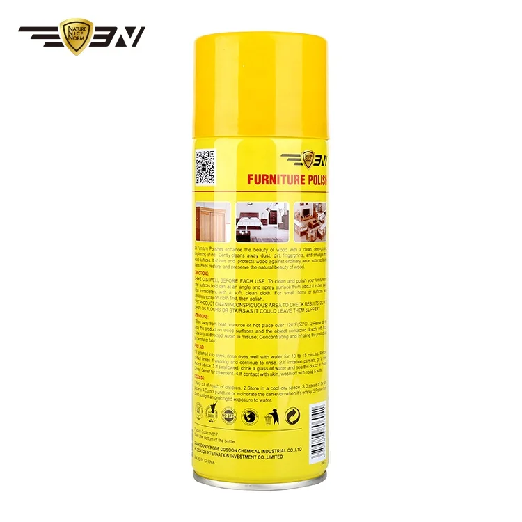 
Wood Furniture Polish Spray(340g), Eco-Friendly Lacquer Furniture Polish, High Quality Furniture Varnish Spray for Hotel 