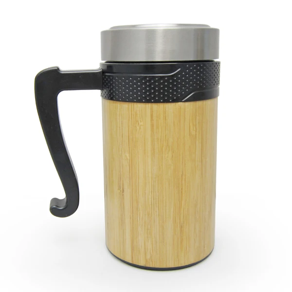 

2021Eco-friendly Bamboo Thermos Bottle Purple Sands Wood Cup