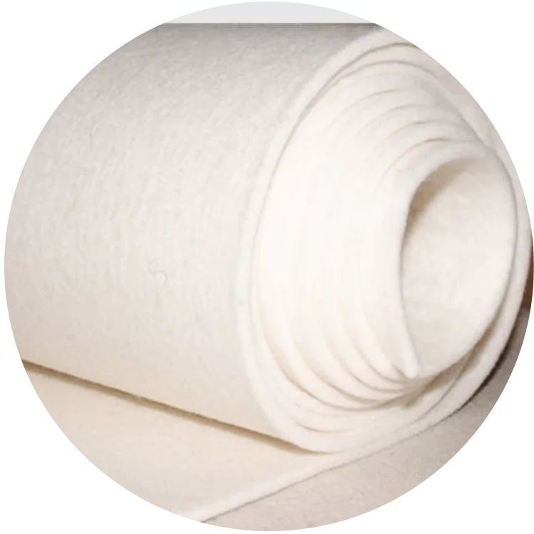 Ecofriendly Skillful Manufacture Colorful Polyester Felt 1mm White