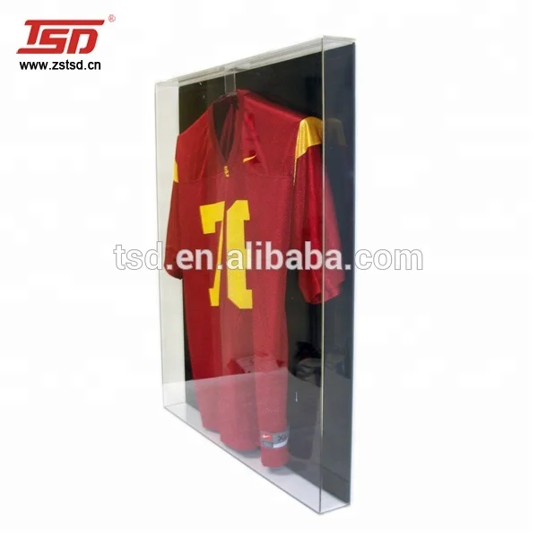 Baseball Clear Acrylic Tshirt Display Case/ Wall Mounted Acrylic