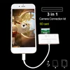 New 3 in 1 card reader mini iflash u disk iflash otg data adapter OTG data cable
