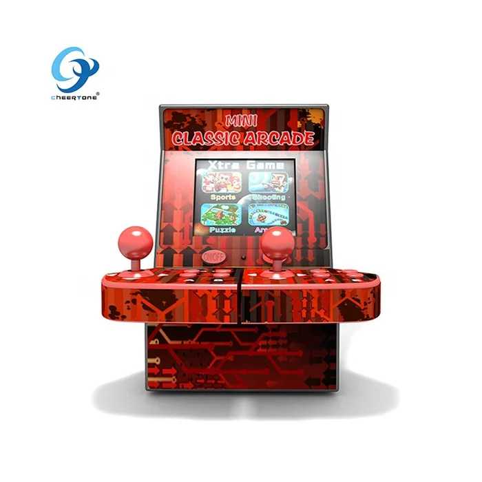 

CT881 Latest New Model with 2 Joysticks 8 Bit Mini Arcade Machine Retro, Red