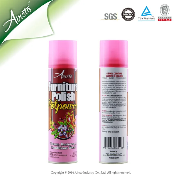 
US Market Experienced FDA Standard Matte Finish Wood Furniture Polish Spray 