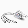 3 in 1 USB Data Cable Quick Charge Different Types Of Chargers