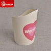 Custom printing disposable paper cone french fries packaging