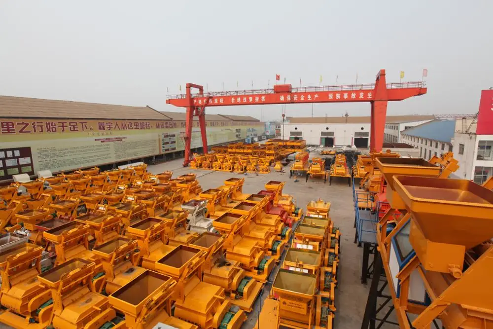 hopper lift type 50m3/h concrete mixing plant with factory price