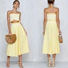 Boho Women Tops And Skirt Two Piece Set Women Clothing