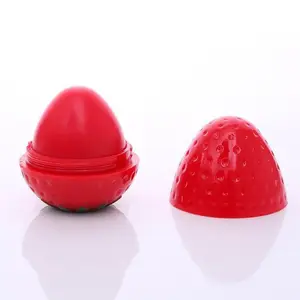 strawberry shape lipbalm lip care lipbalm private label