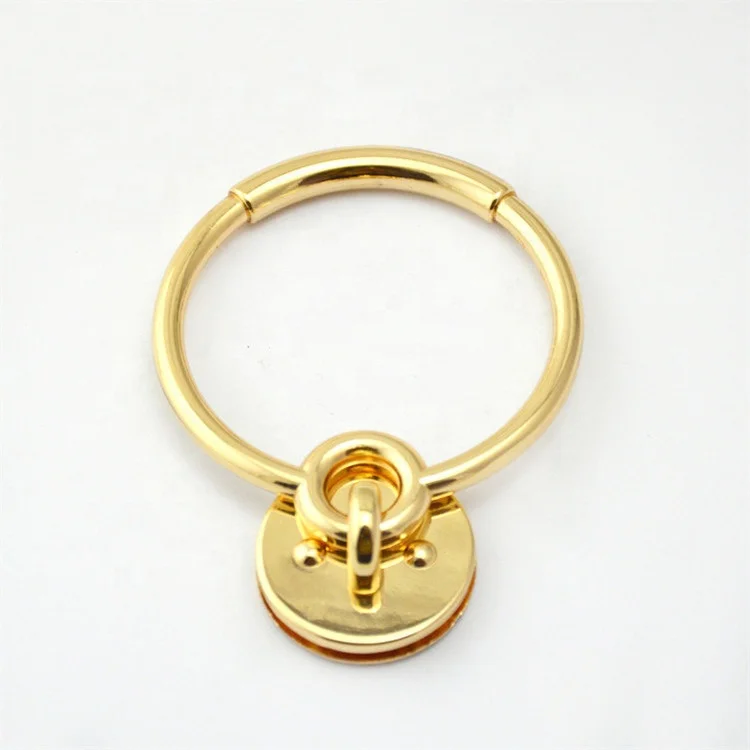 

Meetee BD042 Zinc Alloy Handbag Hardware Accessories Round Handle New Leather Bag Alloy Handle