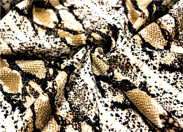 New 2021 Snake Print Jersey Knit Jacquard Fabric For Garments - Buy ...