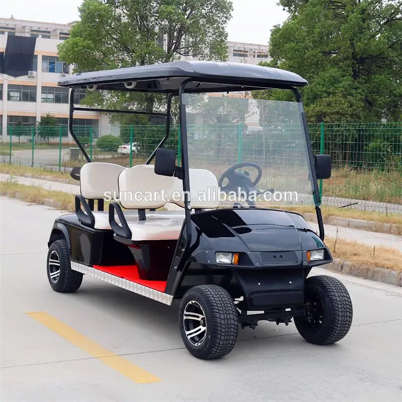 4 2 seater electric golf cart,free customized logo golf cart