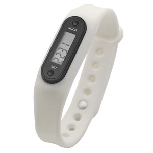 Cheap silicone athletic wrist pedometer watch top sports watches for women wristband pedometer relojes chinos baratos