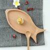 High Quality Good Price Custom Different Styles Cartoon Shape Wooden Serving Plate For Sale Eco-Friendly Safe For Baby Use