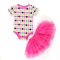 Baby girl clothes 2016 newborn baby clothing body cotton baby rompers girls TUTU dress set body