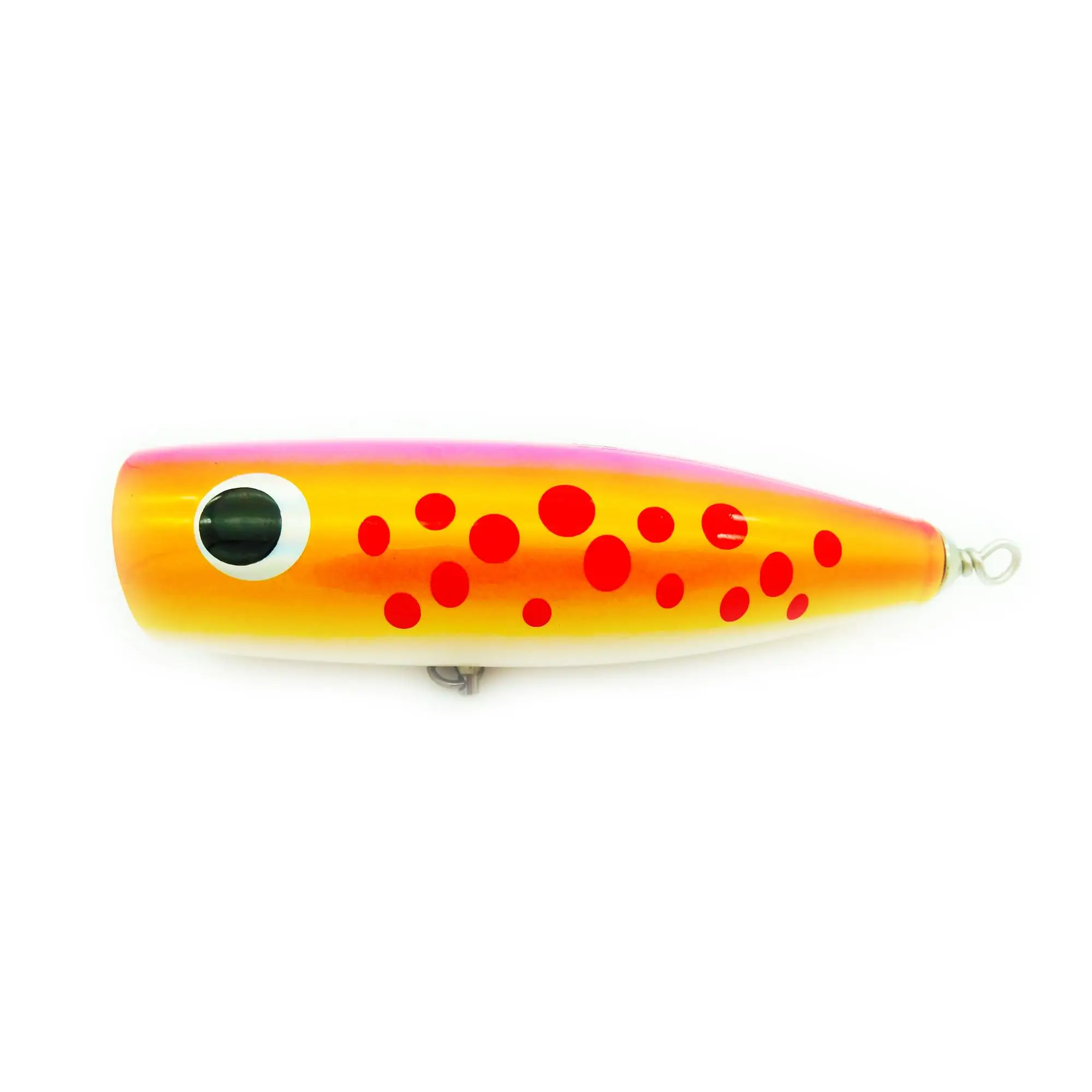 

WDL200 pure wooden popper wire through body fishing lure, Custom