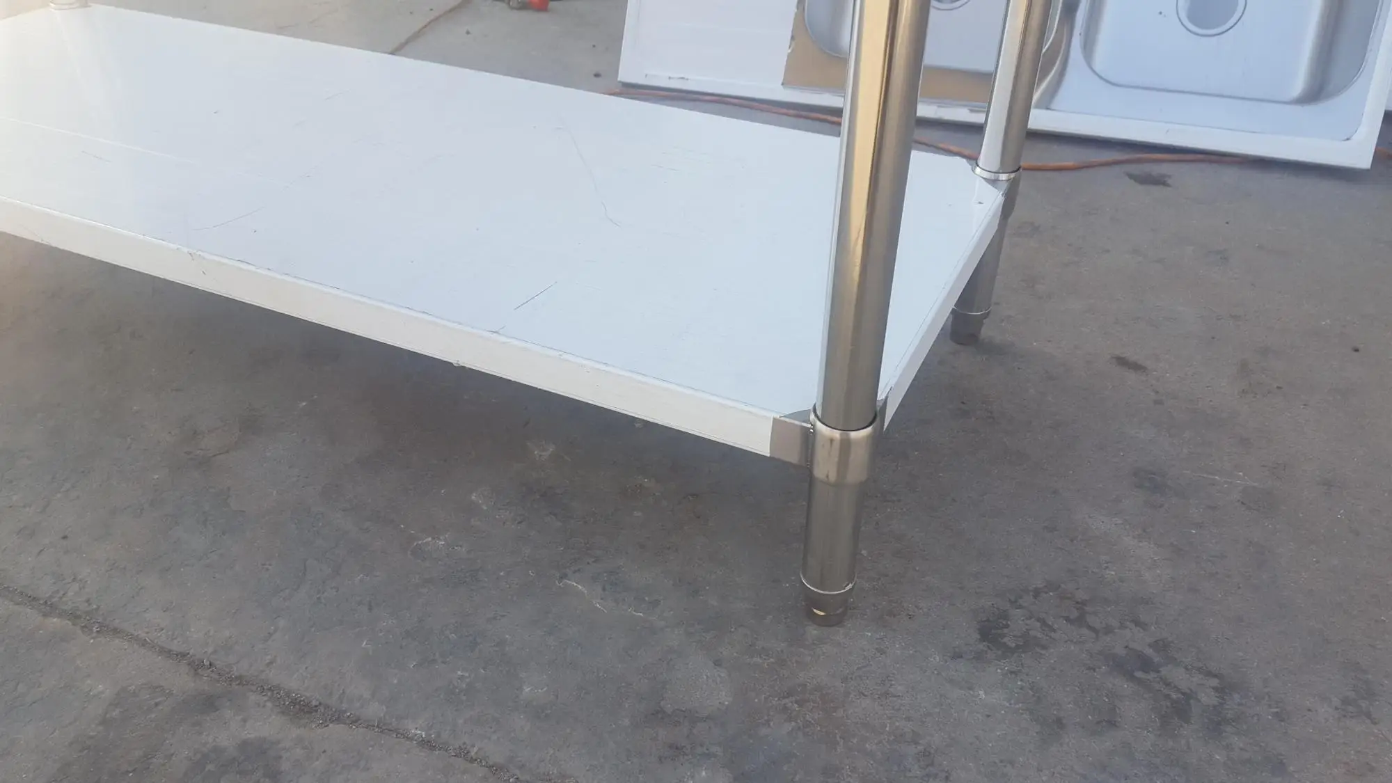 Adjustable Height Stainless Steel Bakery Work Table Wholesale With