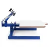 Single Color price of screen printing machine for clothing with screen printing table