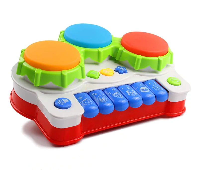 Educational Electric Drum Keyboard Piano Kid Toy Musical Instrument