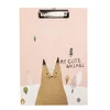 Happy Bear Series A4 Folder Multifunctional Student Writing Board Clip