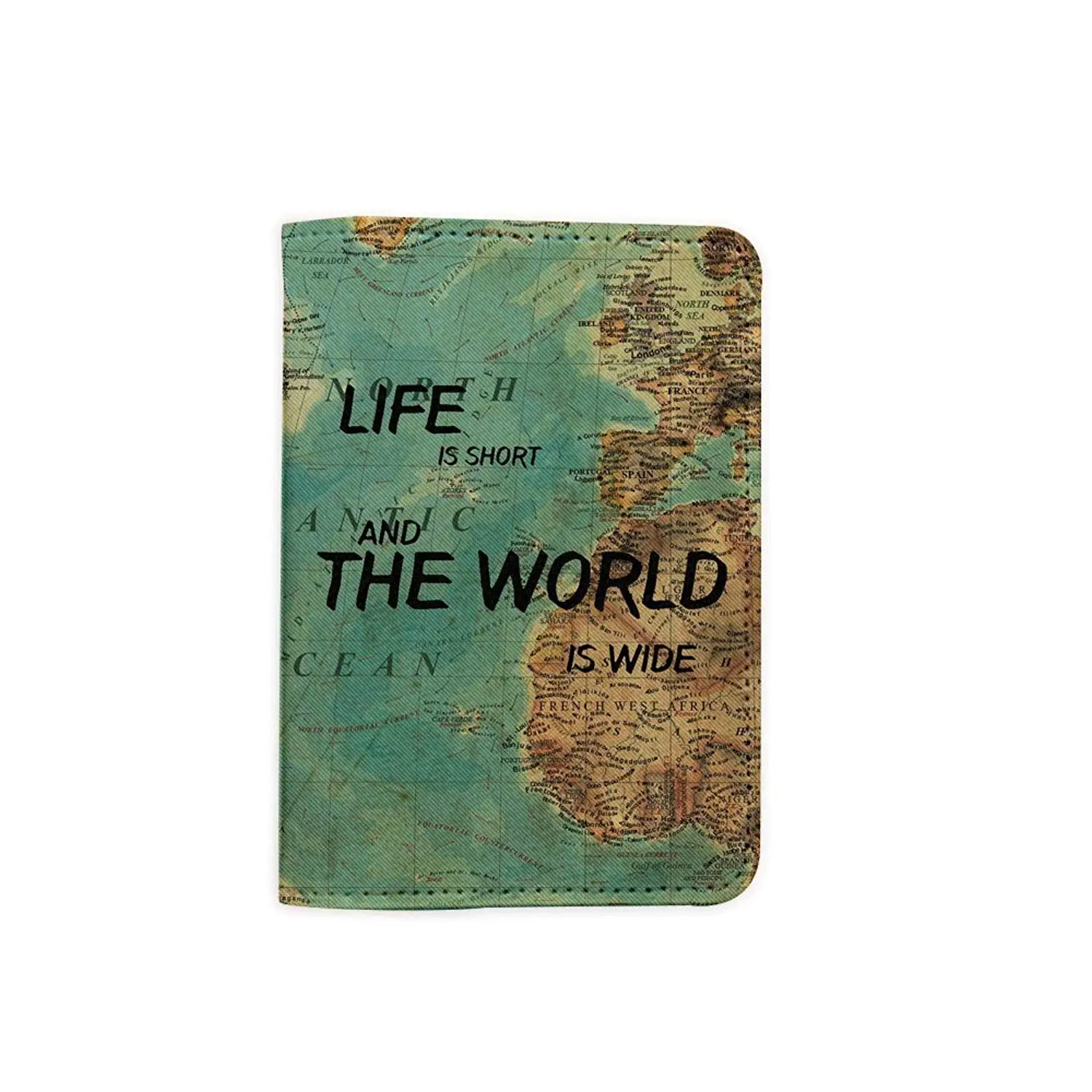 Ancient Old World Map Customized Cute Leather Passport Holder Passport Covers Passport Wallet/_SUPERTRAMPshop