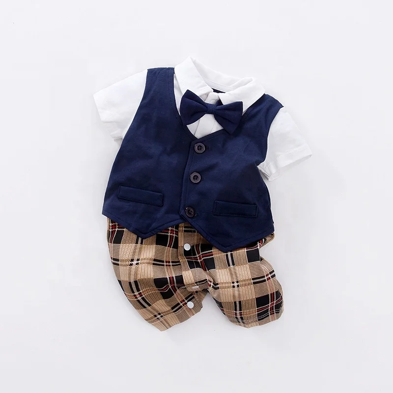 

Summer Jumpsuit Stripe Cute New Born Baby'S Clothes, Picture