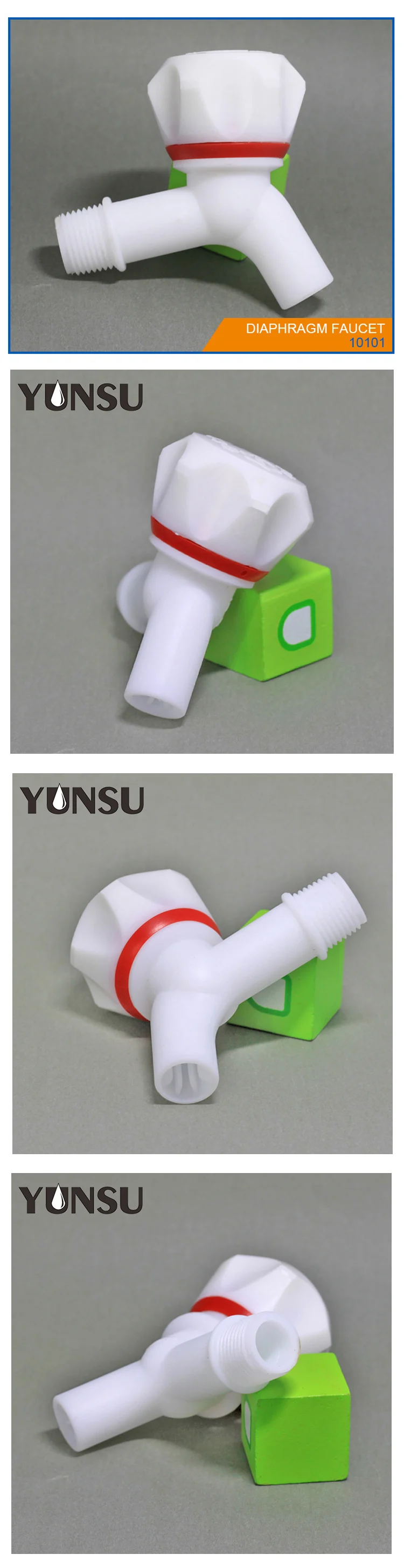 automatic Diaphragm waterfall plastic faucet