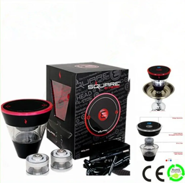 Adjustable Voltage Portable E Head Hookah Square E Head Buy Square E Head,E Head Hookah