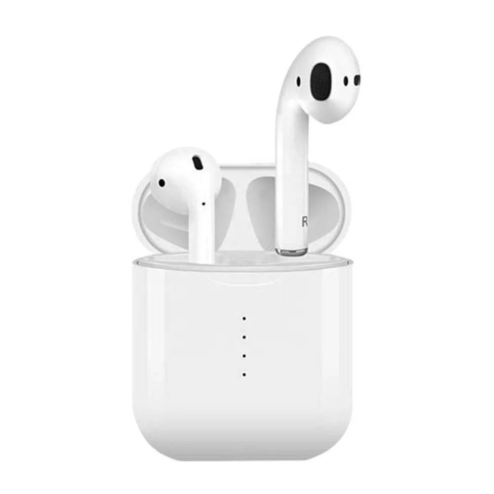 

6mai 1:1 Original Size i10 TWS 5.0 Wireless Earbud Bluetooth Earphone With Wireless Charger Case, White