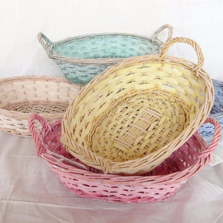 
willow wicker BASKET gift basket flower basket 
