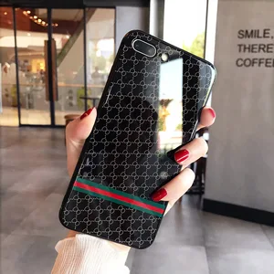 luxury brand tempered glass case cover for iphone x xs xr max,for iphone x mirror case glass
