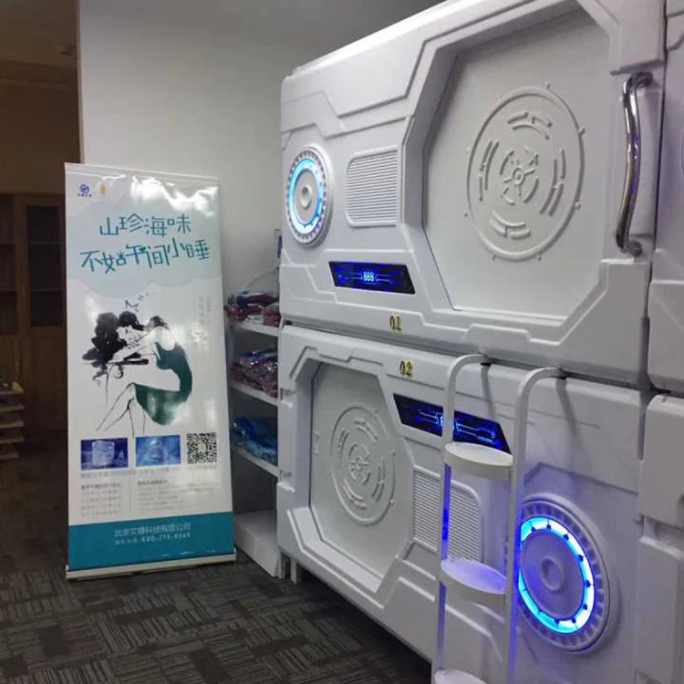 Manufacturers hostel soundproof sleeping pod bed sleepbox container capsule bed hostel
