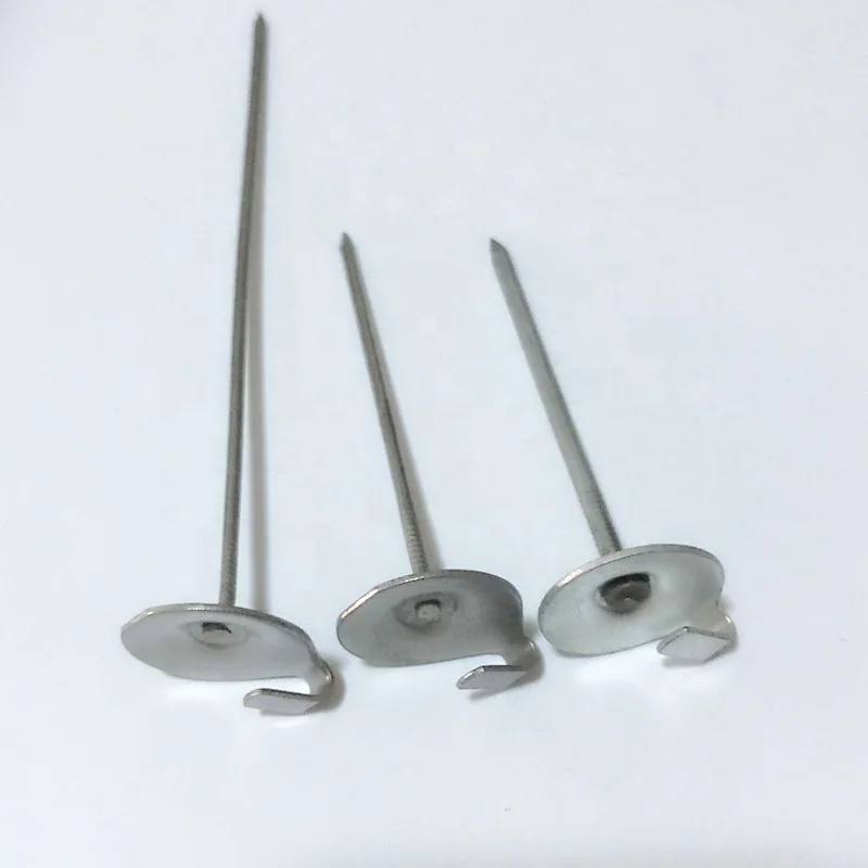 14ga Stainless Steel Insulation Anchors Pins (hooks) & Washers For Fixing Blankets Buy 14 Ga